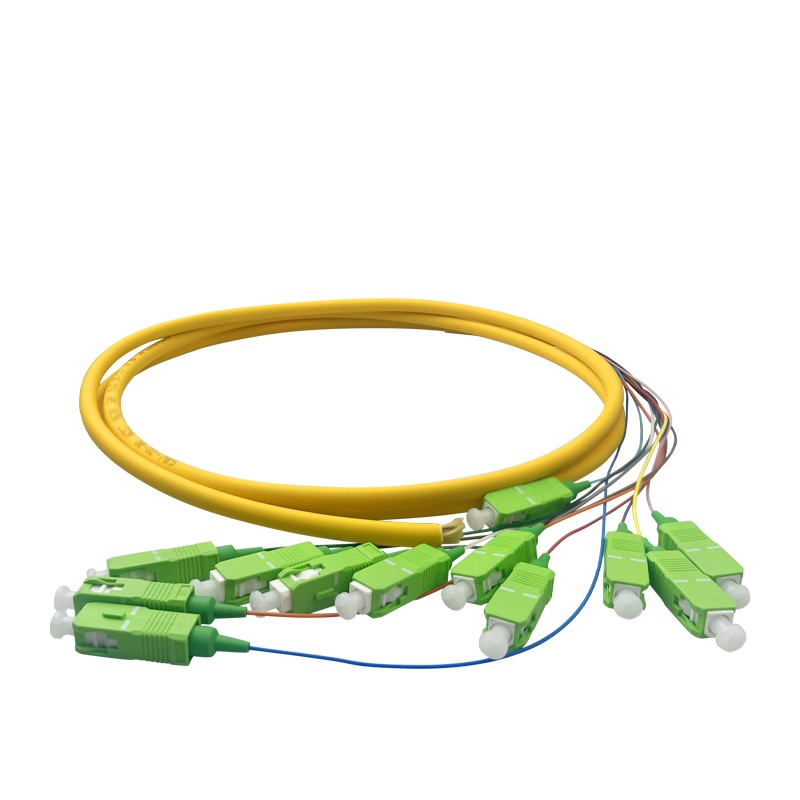 SC/APC 12cores Breakout Pigtail